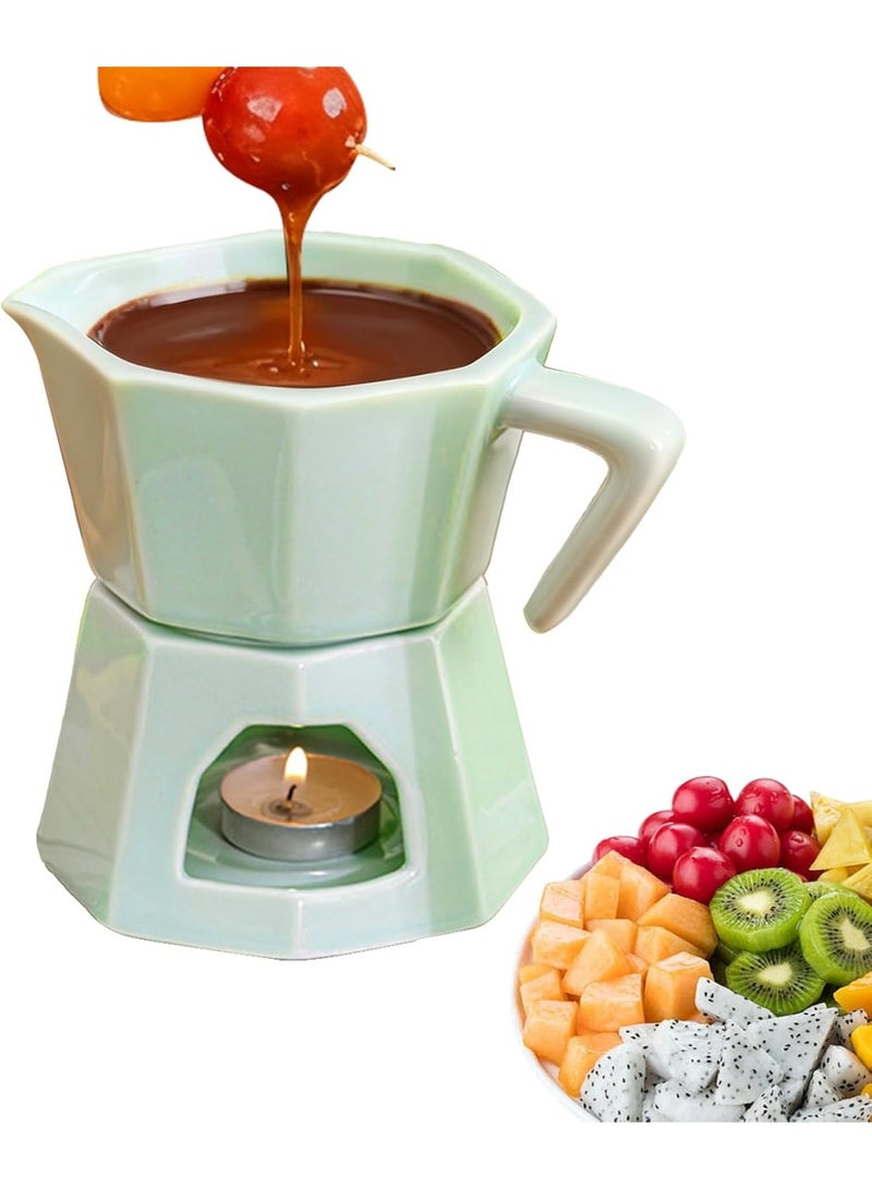 Bukela Chocolate Fondue Mug, Butter Warmer and Even Heating Chocolates Cup for Birthday Christmas Holiday Party Home Office Apartment Perfect for Cheese, Sweet Snacks, or Chocolate Desserts - Image 1